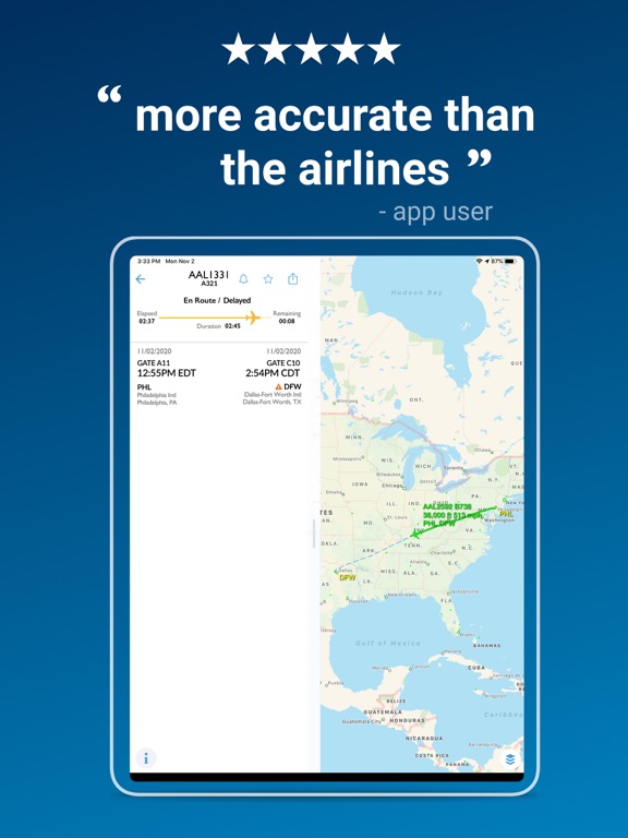 FlightAware Flight Trackerのおすすめ画像2