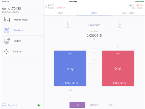 Zlantrader iPad screenshot 4 - Finance app
