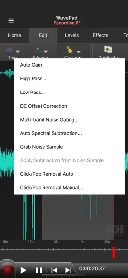 Game screenshot WavePad Music and Audio Editor apk