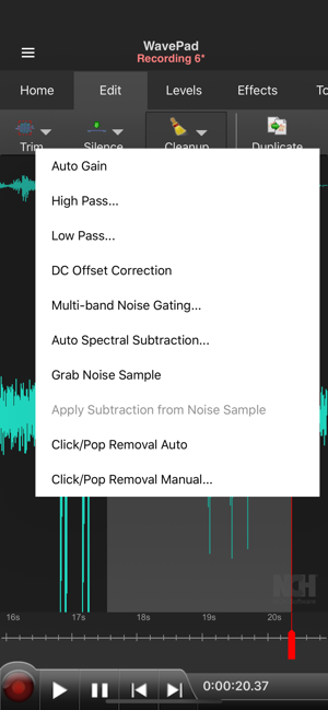 ‎WavePad Music and Audio Editor Capture d'écran