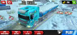 Game screenshot Snow Cargo Trailer Truck Drive mod apk