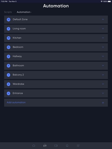 BARY: Smart Home iPad screenshot