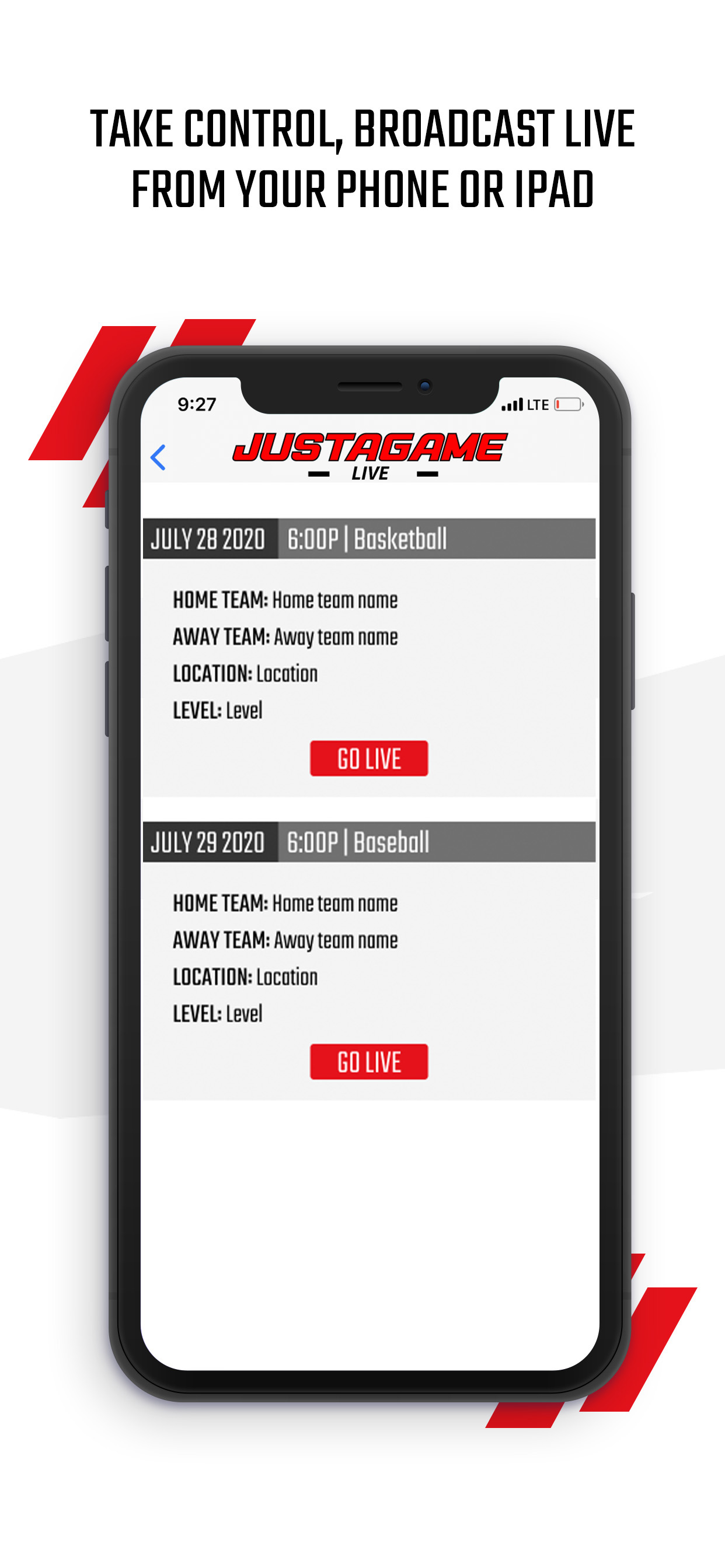 Justagame Live