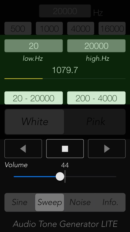 Audio Tone Generator Lite