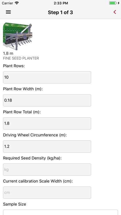 Piket Planter Calibration