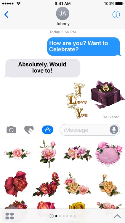 Roses For You Sticker Pack
