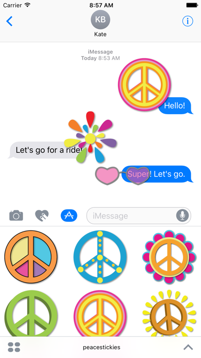 Peace Stickies Screenshot