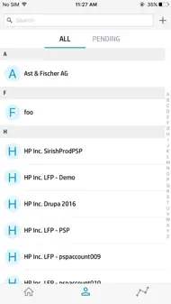 HP PrintOS Service Center iphone bilder 2