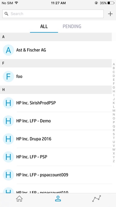 HP PrintOS Service Center Screenshot