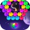 This is a classic bubble shooter game with beautiful game graphics