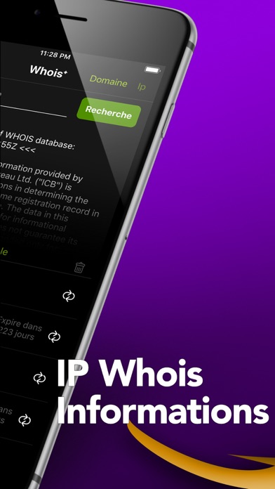 Screenshot #2 pour Whois+ Domaine & IP Recherche