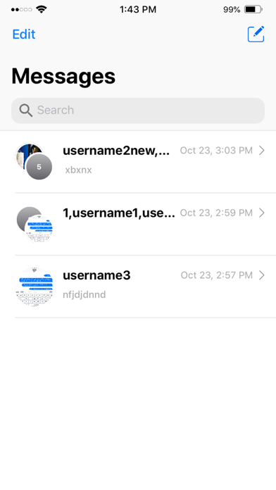 MeMi Message Screenshot