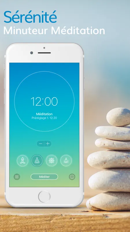 Sérénité: Minuteur Méditation screenshot 1 of 5