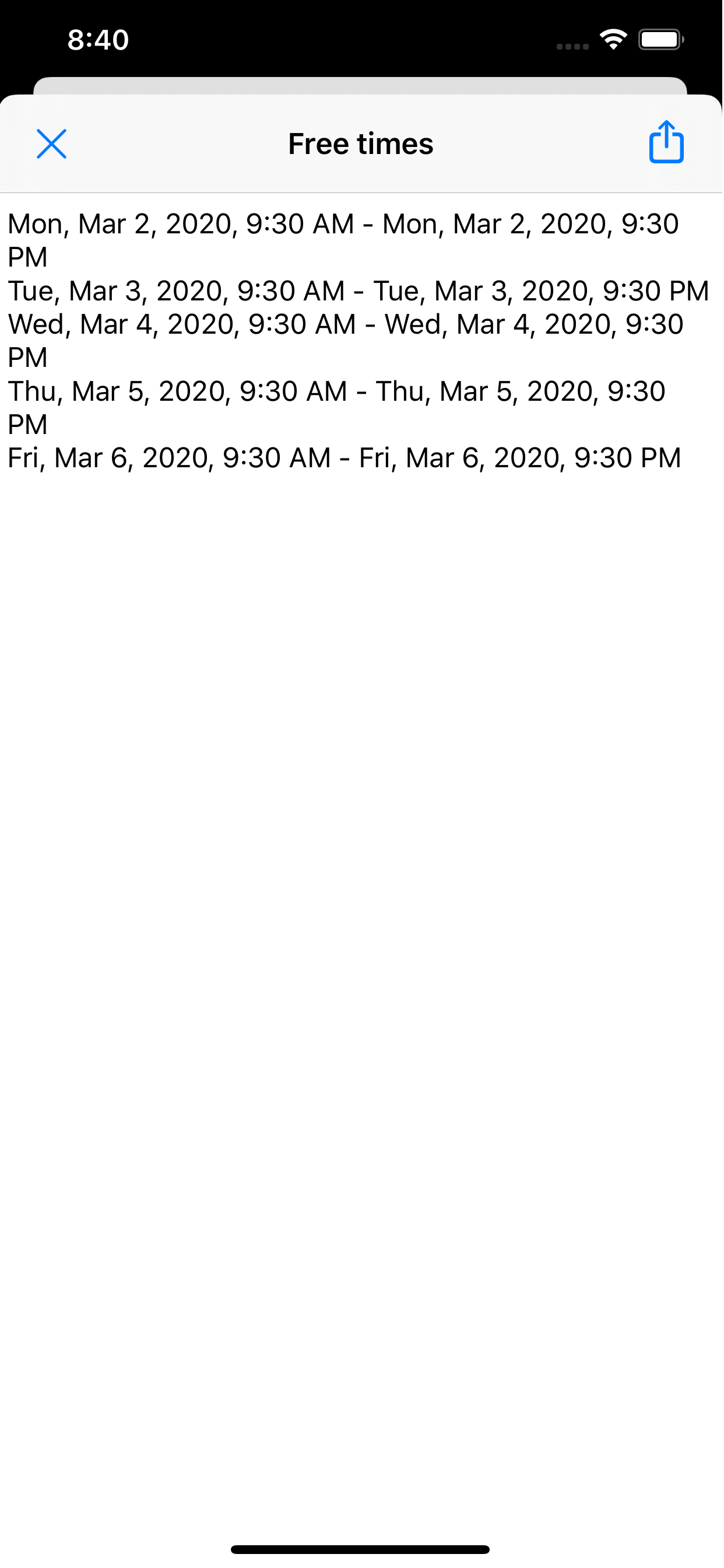 Free Time Picker screenshot 3