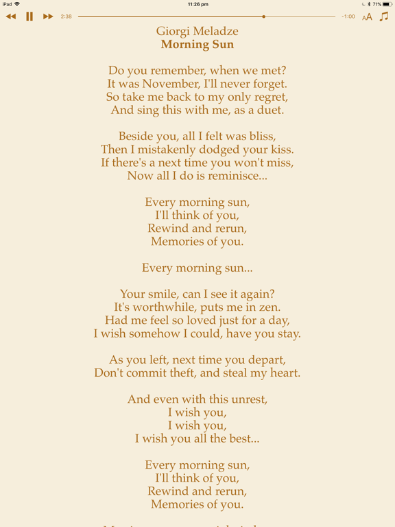 Screenshot #6 pour Lyrics View 3