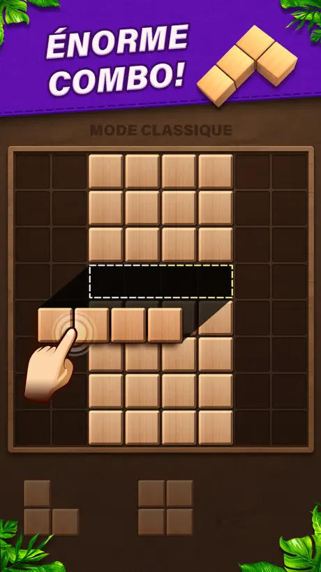 Fill Wooden Block Puzzle 8x8