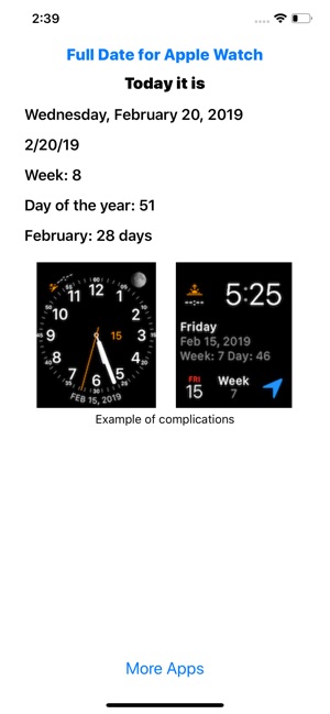 Full Date for Watch on the App Store