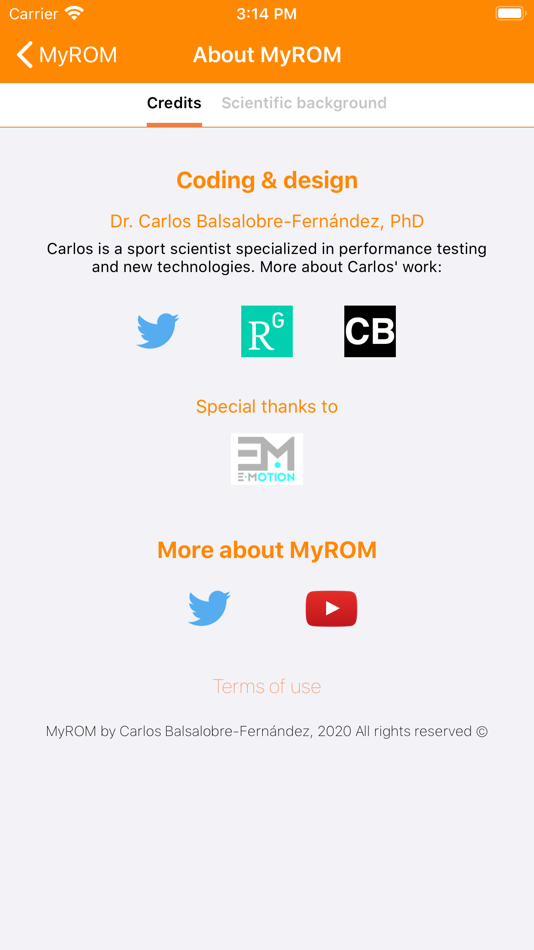 #5. My ROM (iOS) By: Carlos Balsalobre