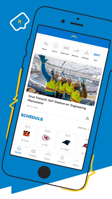 Los Angeles Chargers Screenshot