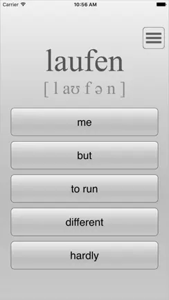 Learn Top 300 German Words iPhone image 3
