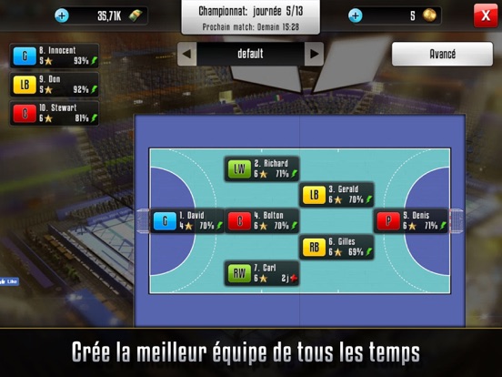 Screenshot #5 pour Handball Manager 2019