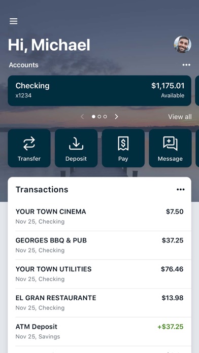 Lakeside Bank Screenshot