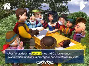 Captura 6 Blancanieves - Libro y Juegos iphone