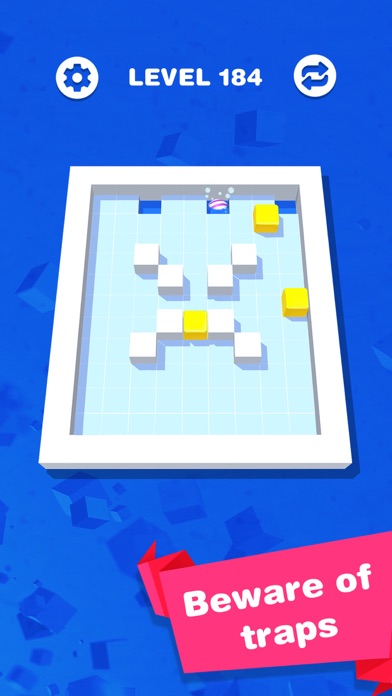 Rolling Fill: Push Cubes Hole Screenshot