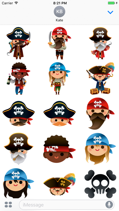 Piratemoji - Pirate Stickersのおすすめ画像2