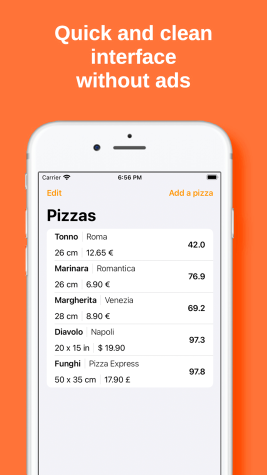 #2. Pizza - price calculator (macOS) 由: Firat Sueluenkue