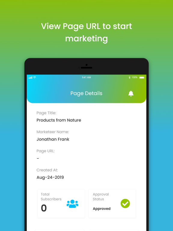 Affiliative Marketing iPad screenshot