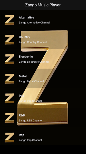 Zango Music Player