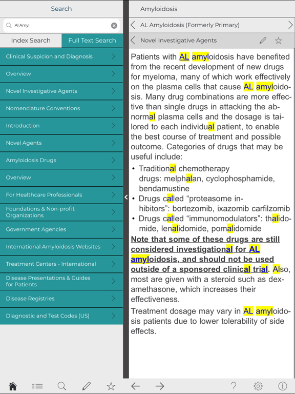 Screenshot #6 pour Amyloidosis Clinical Resources