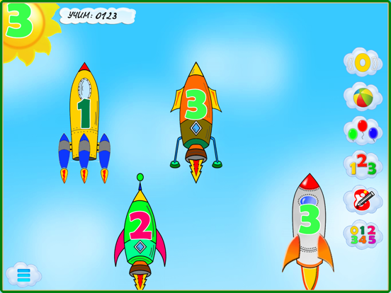 Учим цифры и счет для детей iPad screenshot