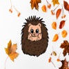Mitzi Hedgehog Emoji's - iPhoneアプリ
