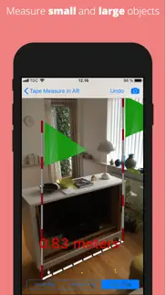 tape measure in ar iphone screenshot 2