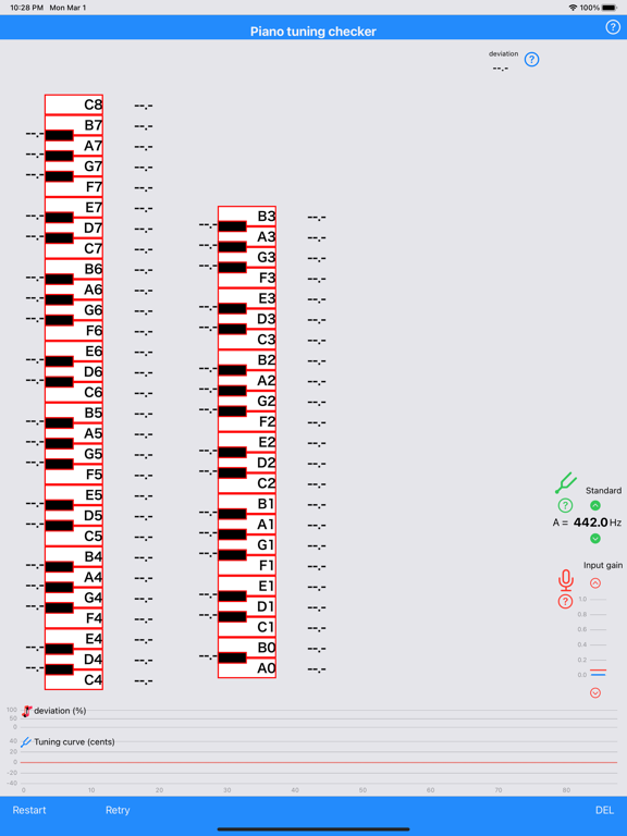 Screenshot #5 pour Piano tuning visual checker