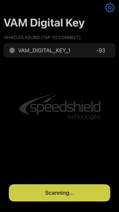 VAM Digital Key Mobile Screenshot