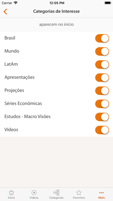 Screenshot #1 pour Itaú Análises Econômicas