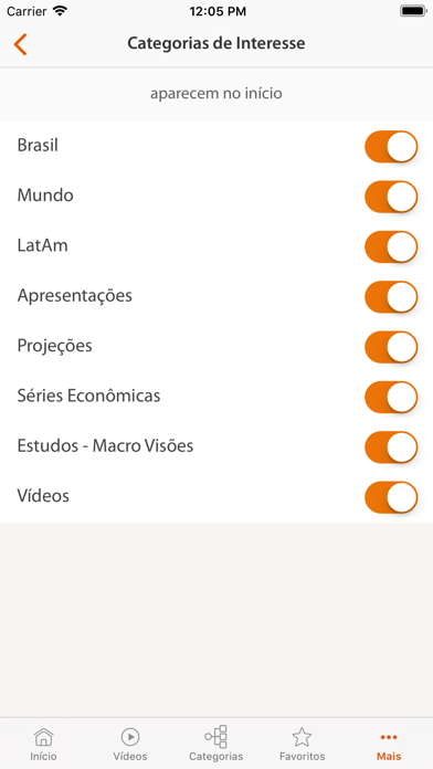 Screenshot #1 pour Itaú Macro