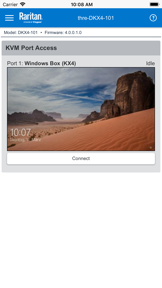 Raritan KVM screenshot