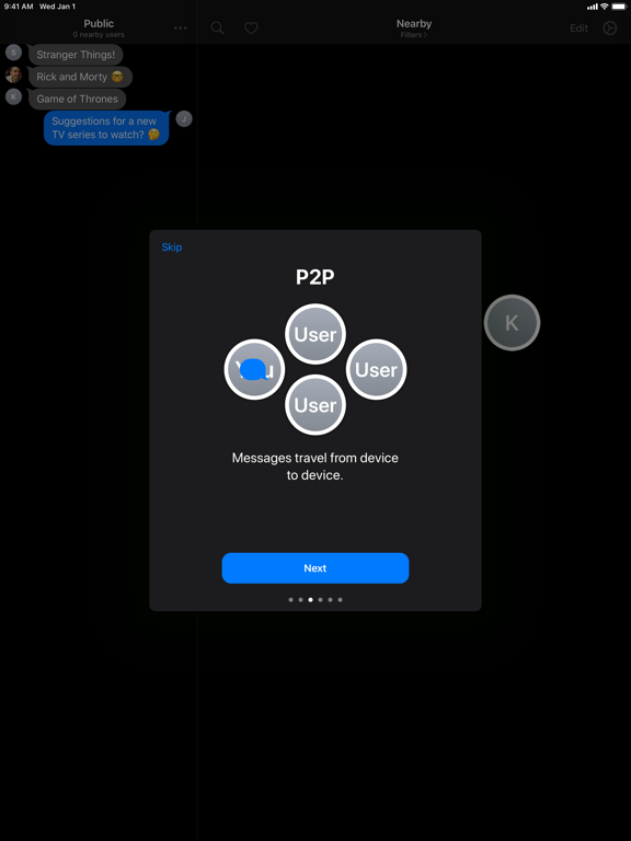 Berkanan Messenger iPad screenshot 3 - Social Networking app
