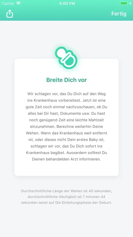 Wehen - Wehenzähler 9m screenshot 4 of 5