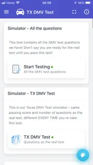 texas dmv test iphone screenshot 3