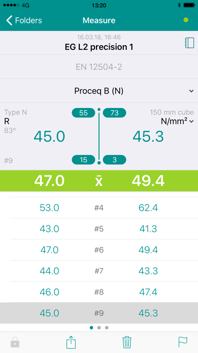 Schmidt Rebound Hammer screenshot 2