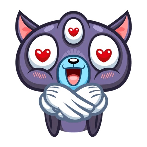 Psy Cat Stickers iOS App