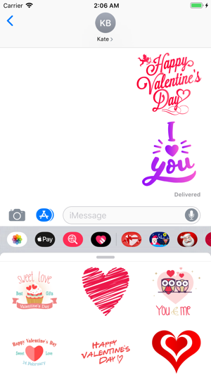 Valentines Day Text Stickers(圖3)-速報App