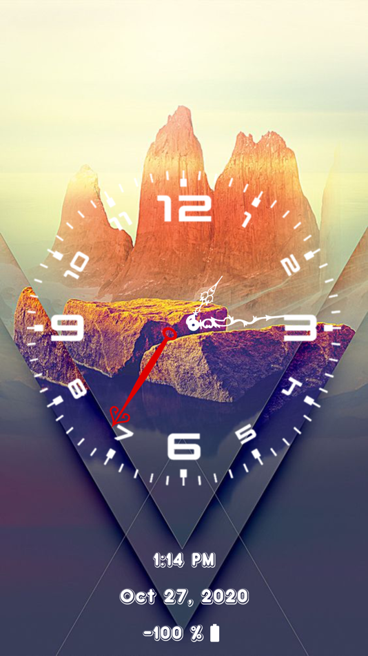 #8. Analog Clock - Stand Face Time (iOS) 来自: Asadullah Yaseen