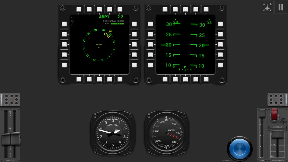 Captura de pantalla de F18 Carrier Landing Lite en iPhone 5