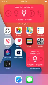 planetary hours + widget iphone screenshot 3